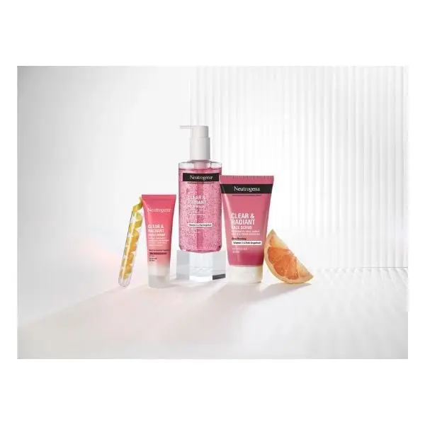 Neutrogena Clear & Radiant Moisturiser Ενυδατική Κρέμα Προσώπου Pink Grapefruit 50 ml - Εικόνα 3