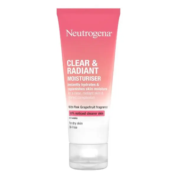 Neutrogena Clear & Radiant Moisturiser Ενυδατική Κρέμα Προσώπου Pink Grapefruit 50 ml