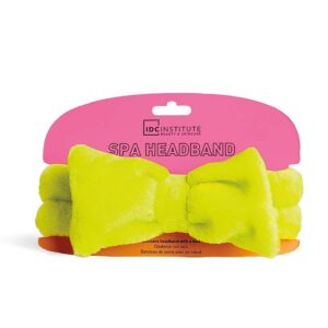 IDC Neon Lime Spa Headband Κορδέλα Μαλλιών για Μακιγιάζ