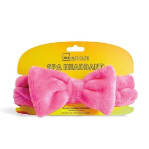 IDC Neon Pink Spa Headband Κορδέλα Μαλλιών για Μακιγιάζ
