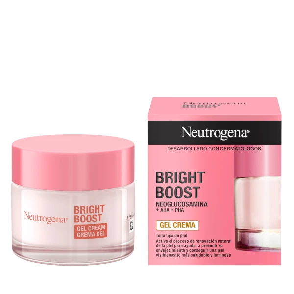 Neutrogena Bright Boost Gel Κρέμα Προσώπου Αντιγήρανσης & Λάμψης 50ml - Εικόνα 2