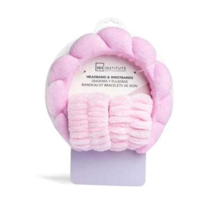 IDC Skincare Headband & Wristbands Pink
