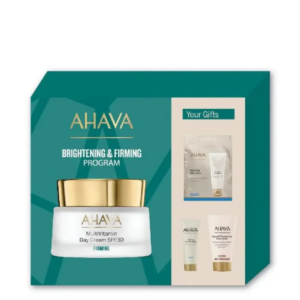 Ahava Multivitamin Day Cream SPF30 40 ml + Refining Mud Exfoliator 15 ml + Purifying Mud Mask 8 ml + Hand Cream 40 ml