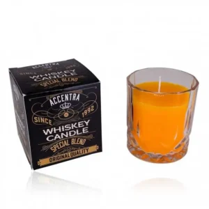 Accentra Κερί 360γρ με άρωμα Whiskey σε κουτί δώρου
