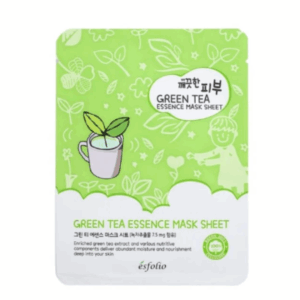 Esfolio Pure Skin Green Tea Essence Mask Sheet - Μάσκα για ελαστικότητα και λάμψη