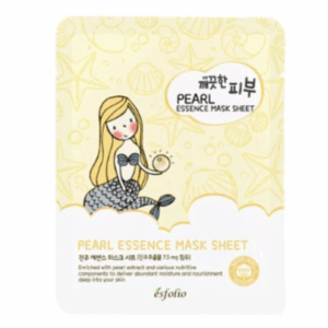 Esfolio  Pure Skin Pearl Essence Mask Sheet - Μάσκα λάμψης και ανάπλασης