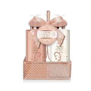 Glamorous Rose Gold Metal Base Fresh Bouquet