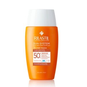 Rilastil Sun System Water Touch Moisturizing Fluid Αντηλιακό Γαλάκτωμα Προσώπου Πολύ Υψηλής Προστασίας για Ματ Αποτέλεσμα SPF50+, 50ml