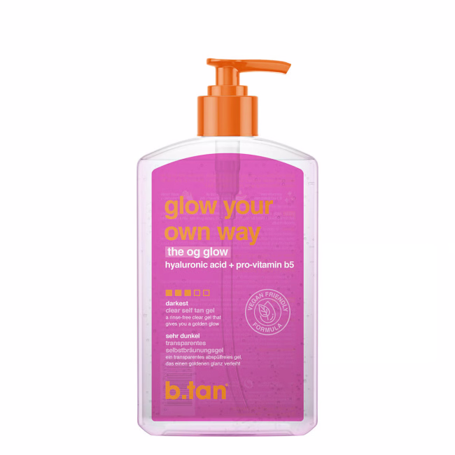 B.tan Glow Your Own Way Self Tanning Gel Σώματος με Υαλουρονικό Οξύ και Προ-Βιταμίνη Β5 473ml