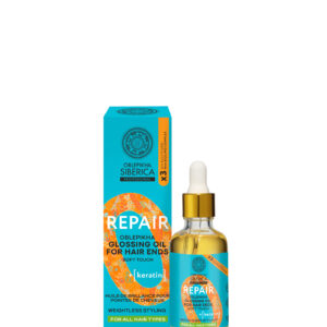 Natura Siberica Oblepikha Glossing Oil Λάδι Αναδόμησης για τις Άκρες των Μαλλιών, 50ml
